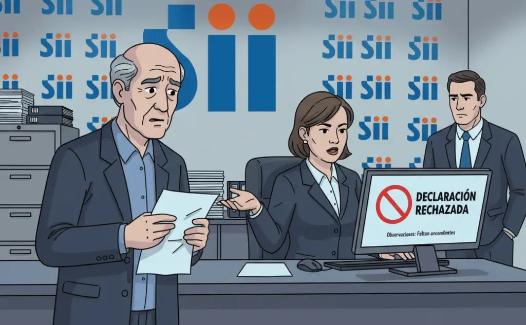 Qué hacer si el SII rechaza tu declaración de renta