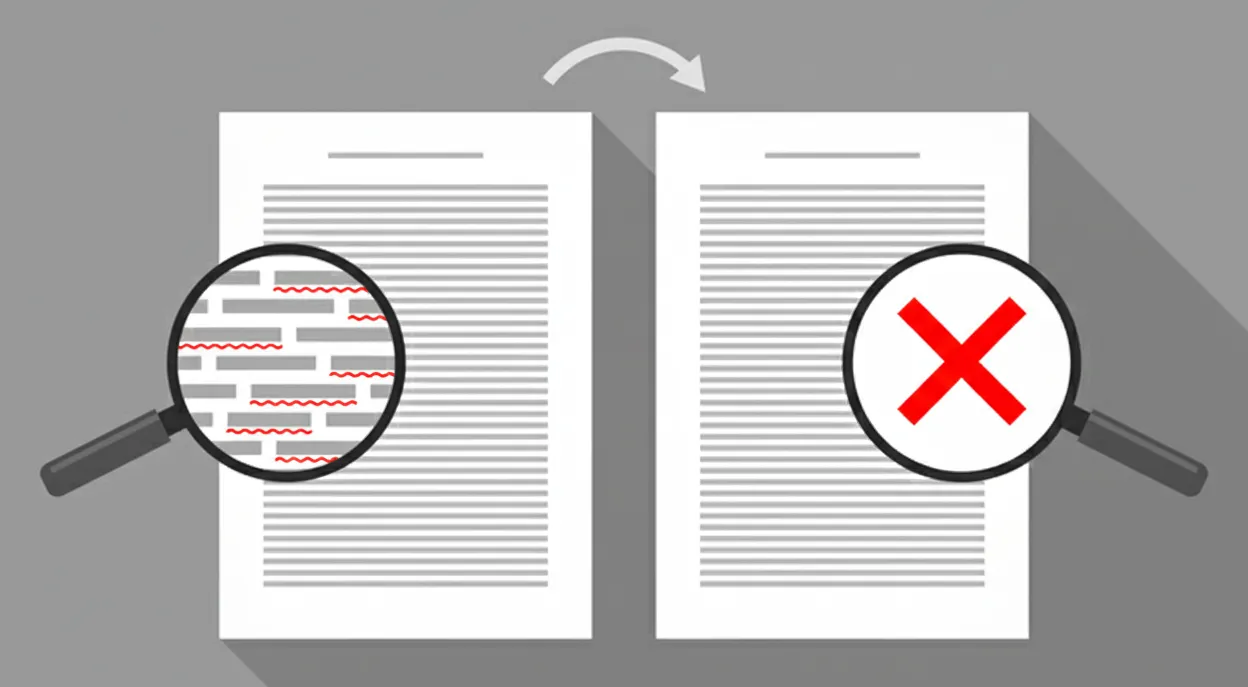 Cómo cambia el comportamiento de un PDF falso al imprimirlo